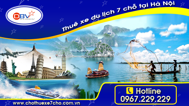 Cho thuê xe du lịch 7 chỗ chuyên nghiệp, giá rẻ tại Hoàn Kiếm - Hà Nội